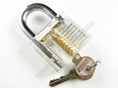 Crystal padlock